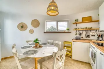 Kitchen with dining table